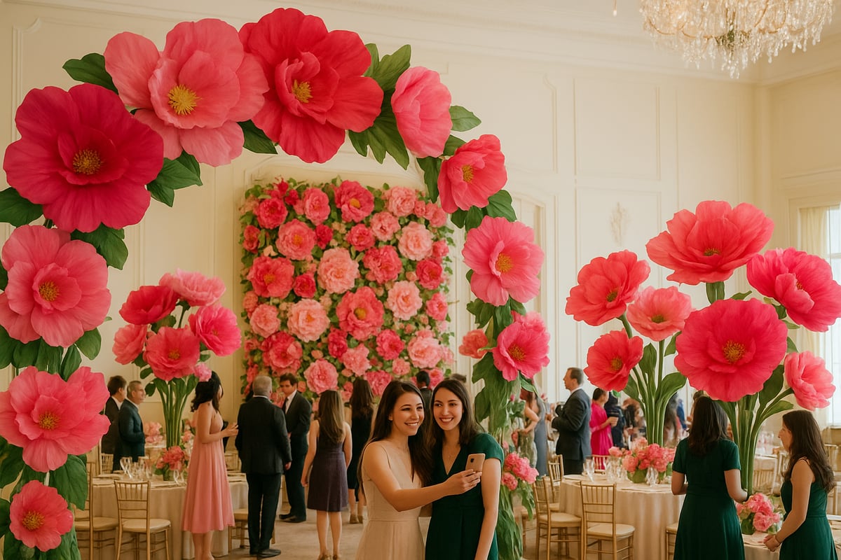 Why Big Flower Decorations Are Dominating Events in 2025