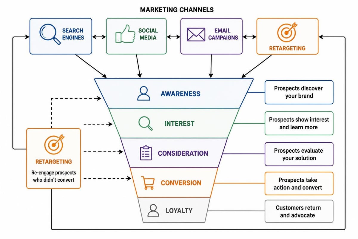Multichannel marketing flow