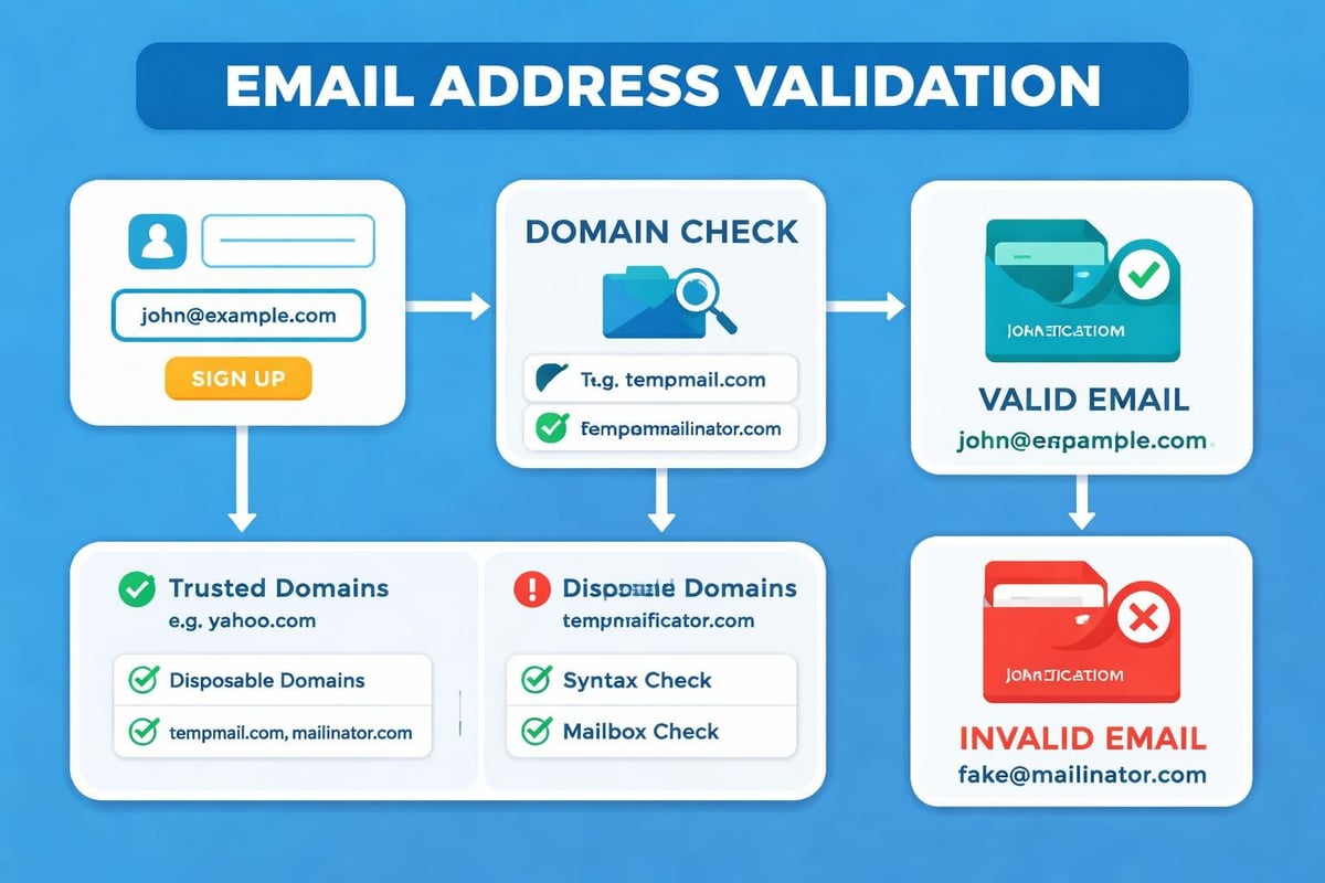 Email validation workflow