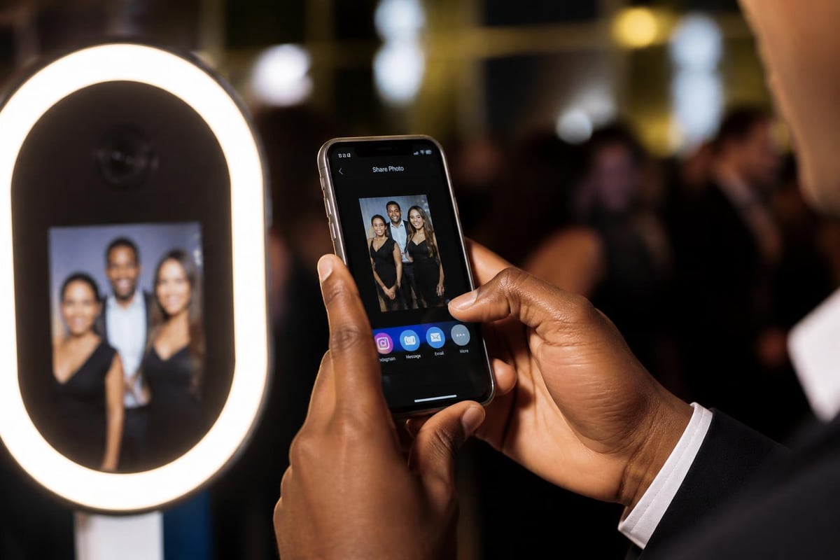 Social media photo booth strategy