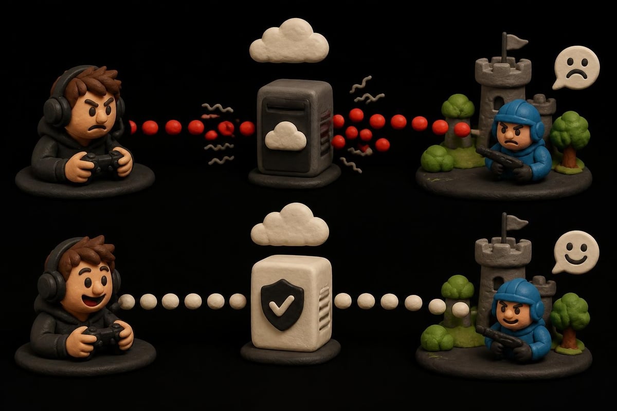 Gaming traffic routing through SOCKS5