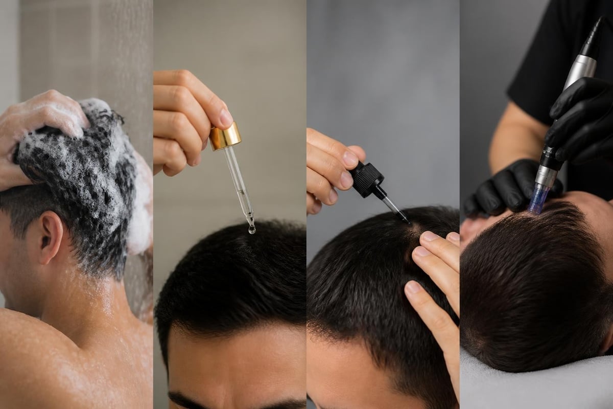 Hair growth treatment comparison
