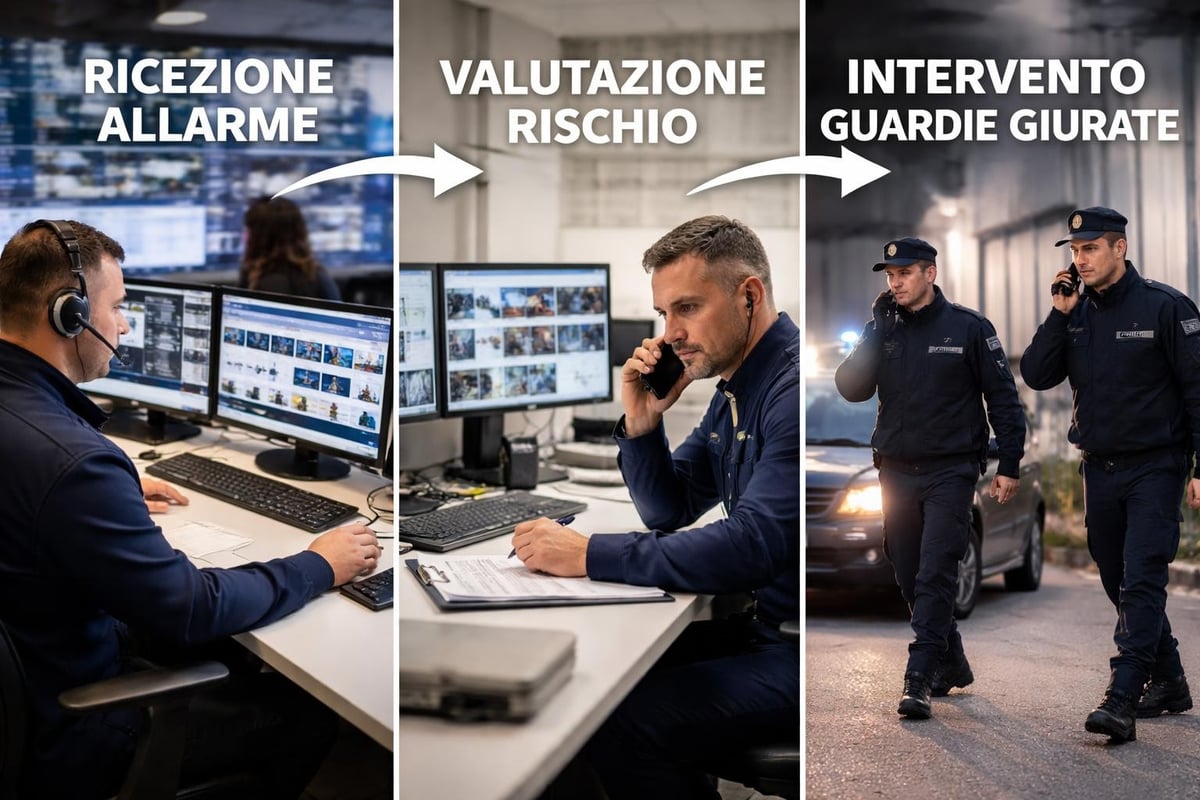 Flusso operativo centrale vigilanza
