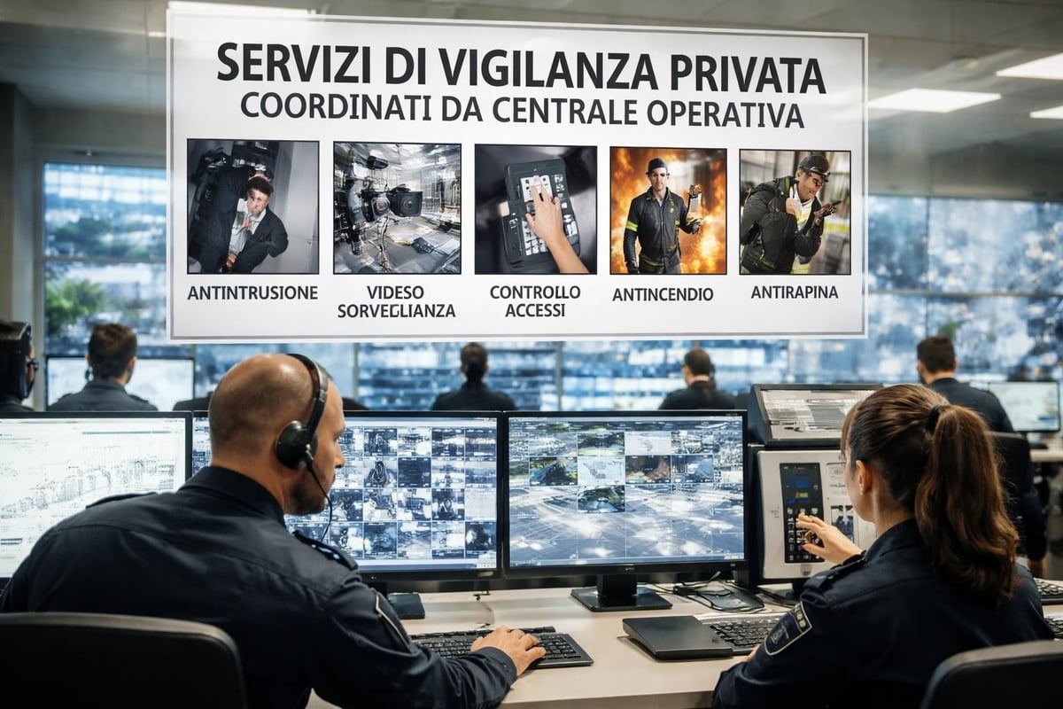 Tipologie servizi vigilanza