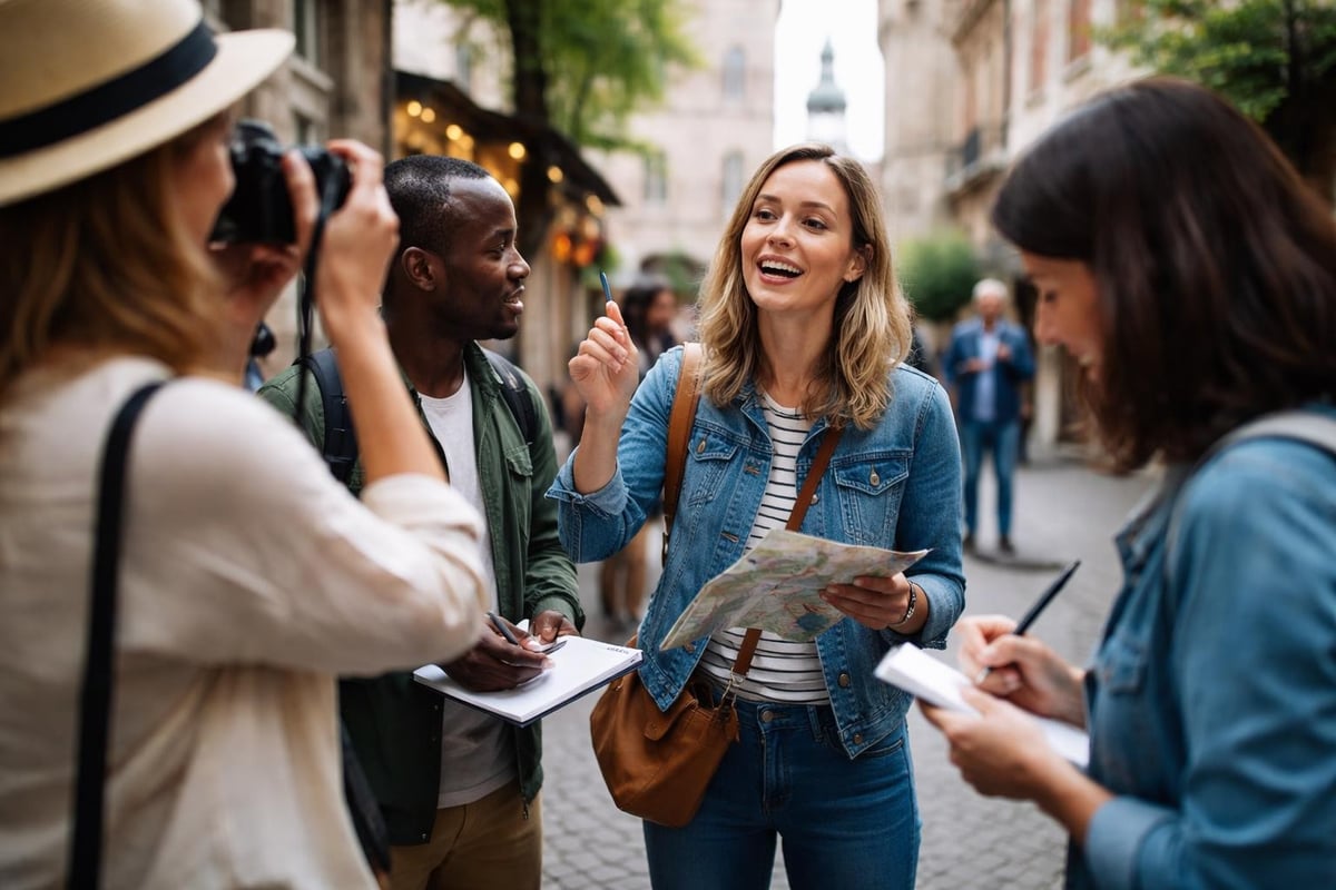 Walking tour engagement