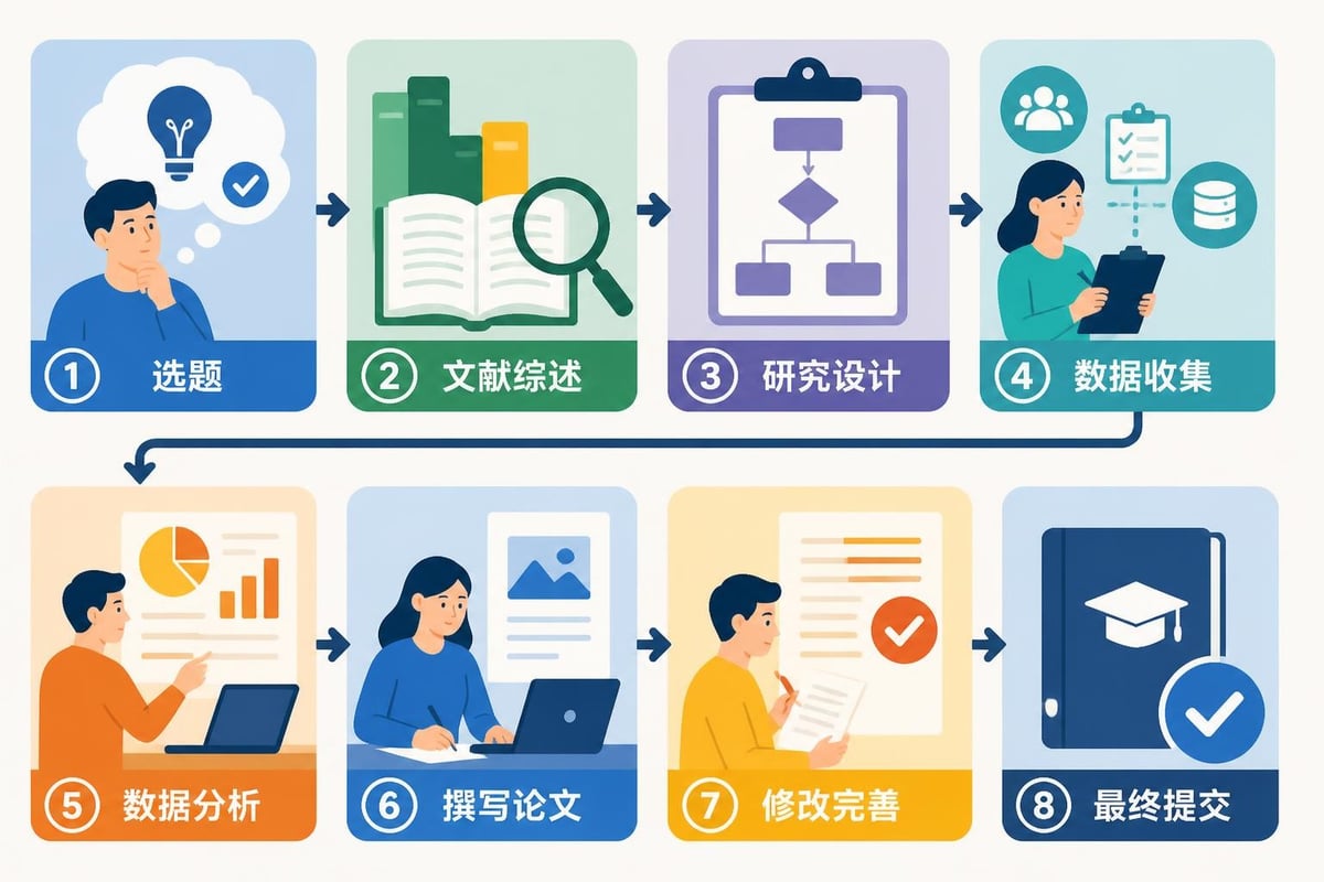 論文寫作流程階段