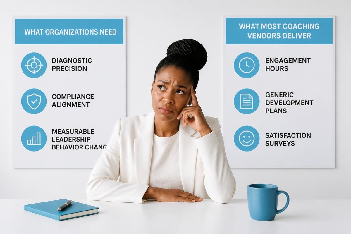Coaching vendor capabilities gap
