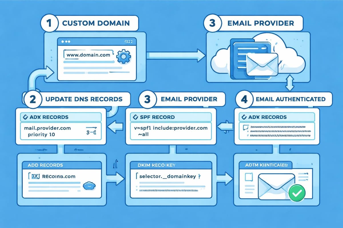 Email DNS configuration workflow