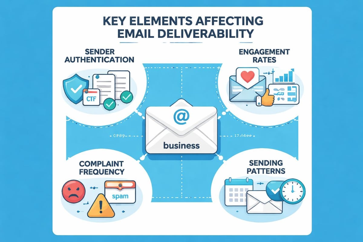 Email deliverability factors