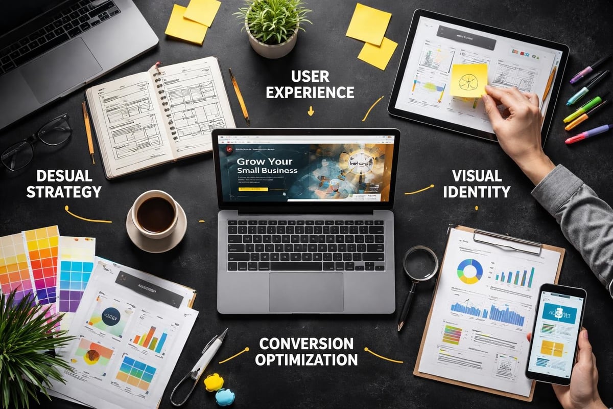 Web design strategy framework