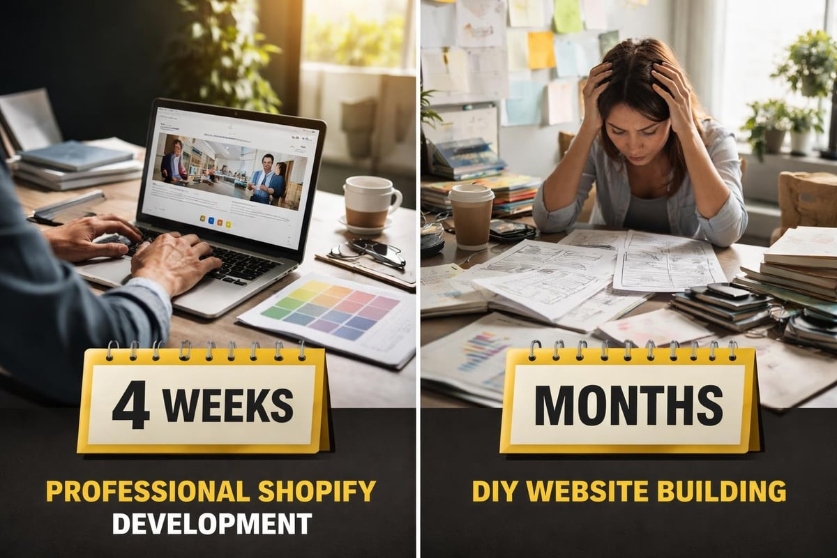 Website development timeline comparison