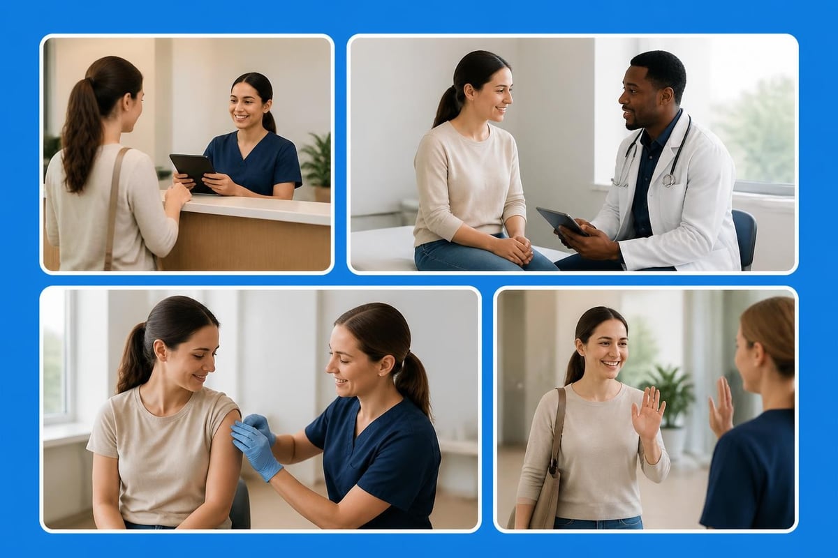 Patient journey through urgent care