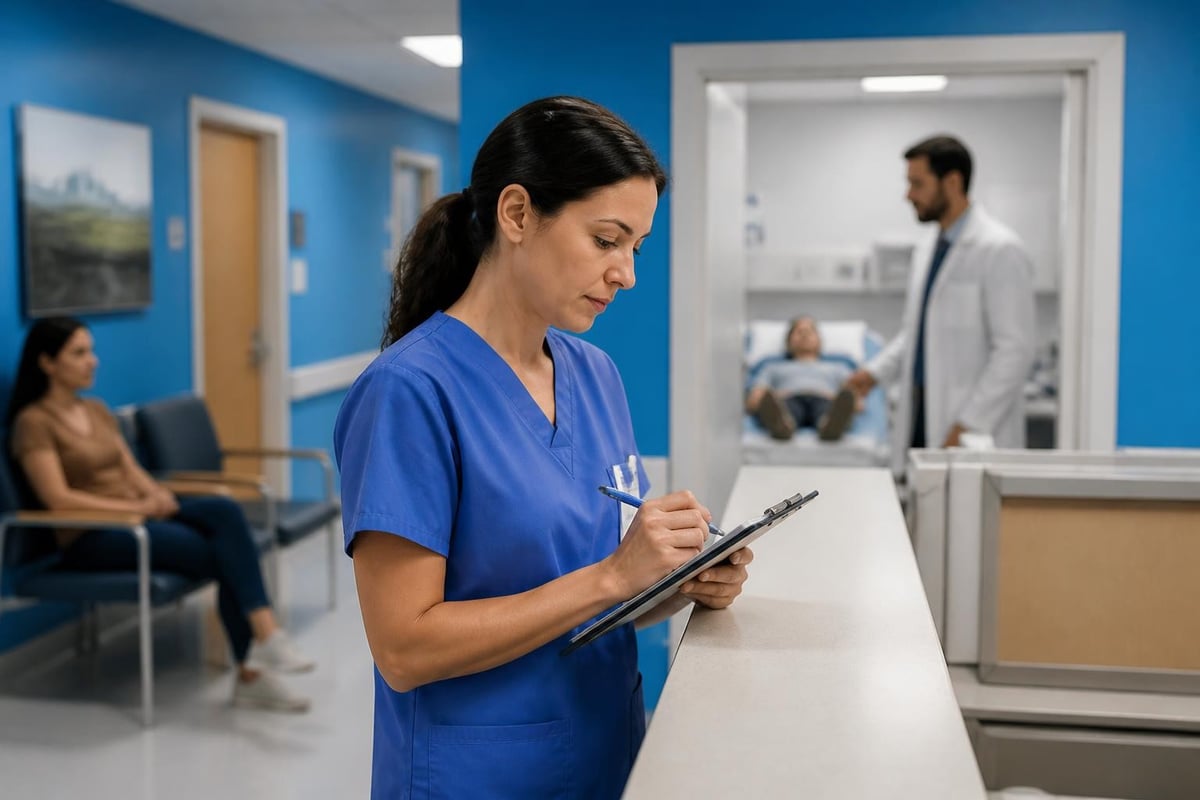 Urgent care operational workflow