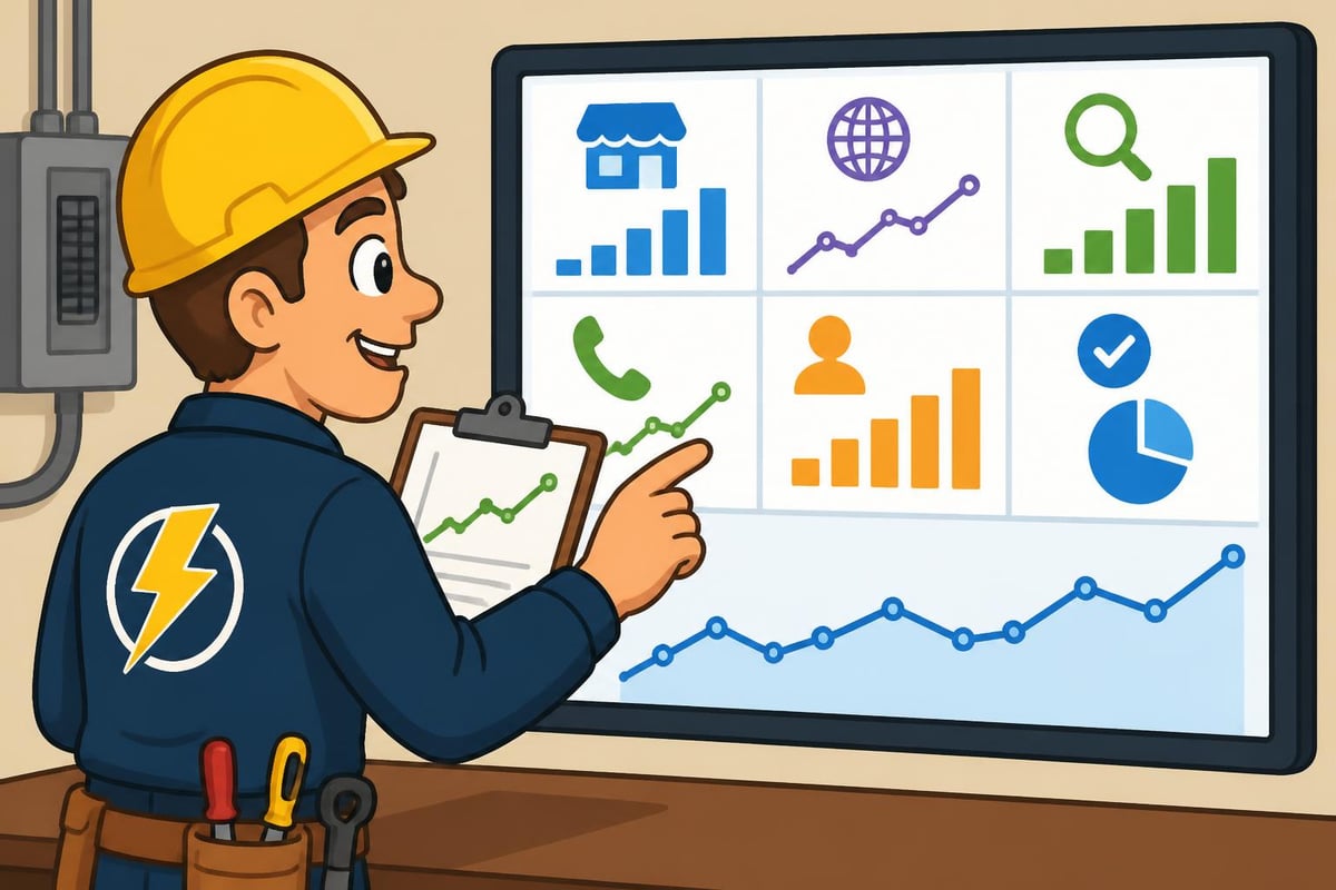 SEO performance dashboard