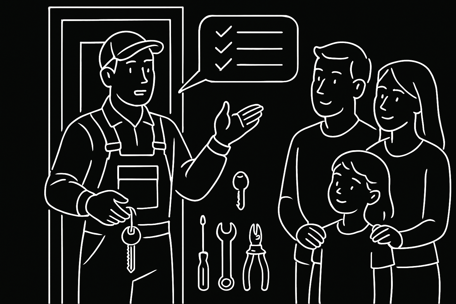 Ablauf einer Türöffnung: Schritt-für-Schritt-Guide