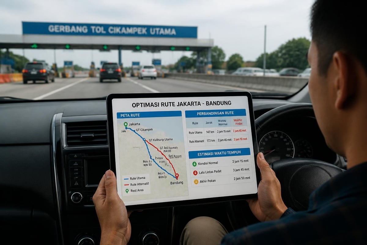 Jakarta Bandung route planning