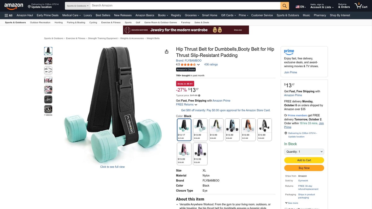 Top 7 Weight Lifting Belt Picks for 2025 - Hip Thrust Belt for Dumbbells