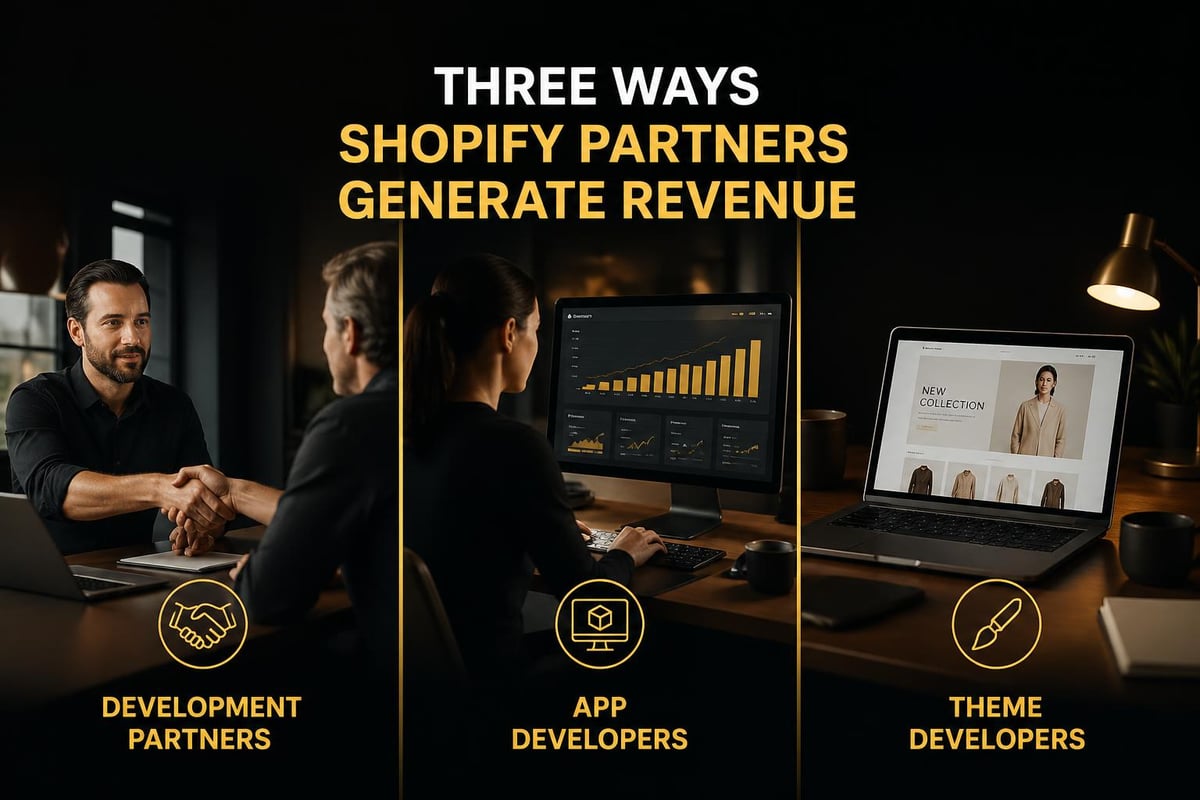 Shopify Partner Program revenue tracks