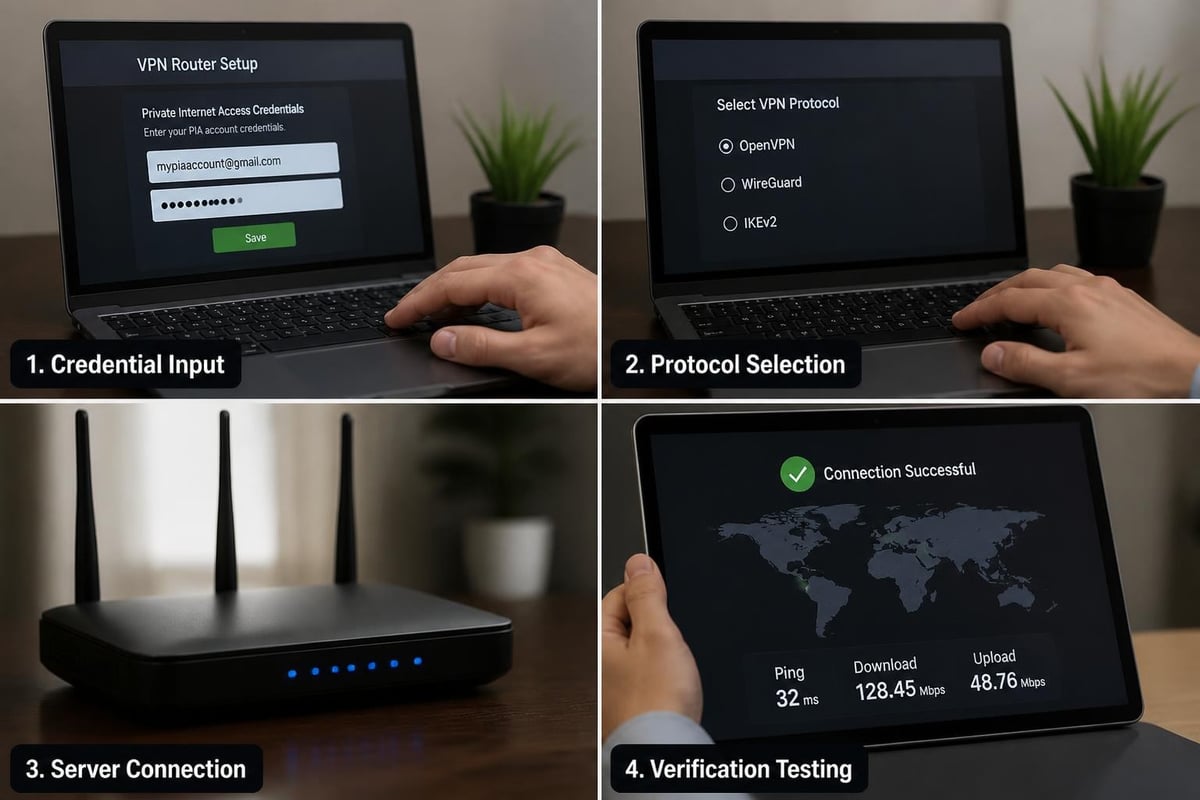 VPN configuration workflow