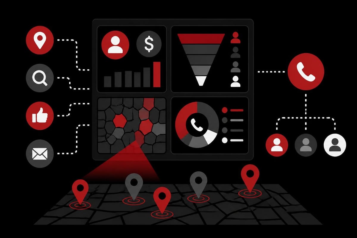 Lead generation metrics dashboard