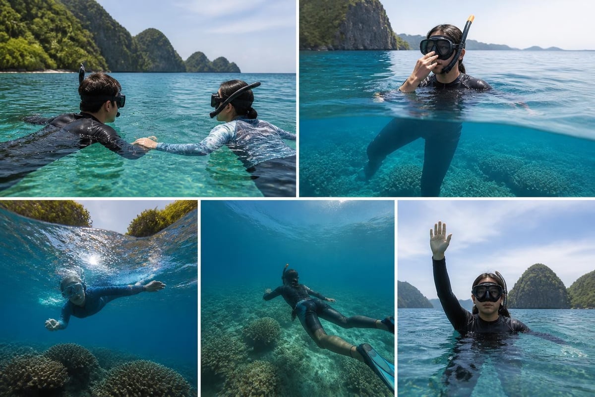 Snorkeling safety procedures