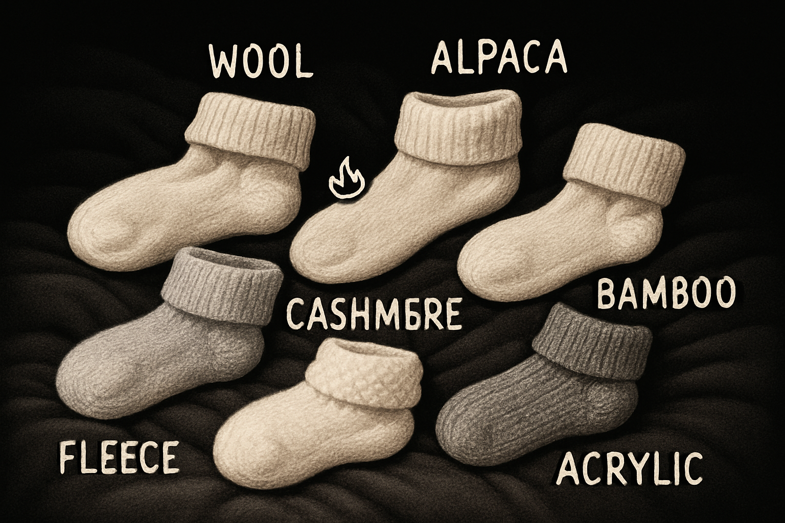 Key Materials: What Makes Bed Socks Warm and Cozy?