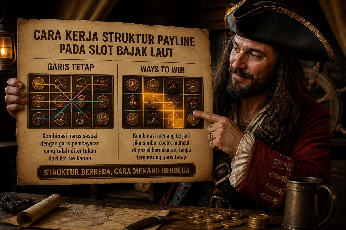 Pirates slot payline mechanics