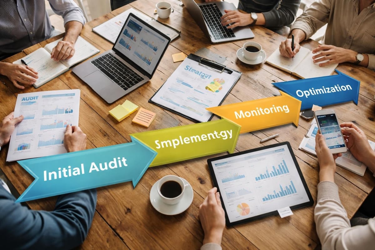 SEO agency service workflow