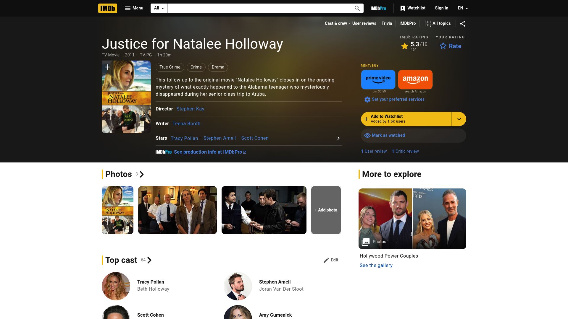 10 Best Based On A True Story Movies To Watch In 2025 - Justice for Natalee Holloway