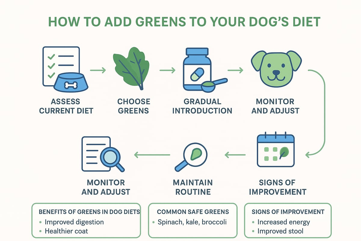 Step-by-Step: How to Add Greens to Your Dog’s Diet