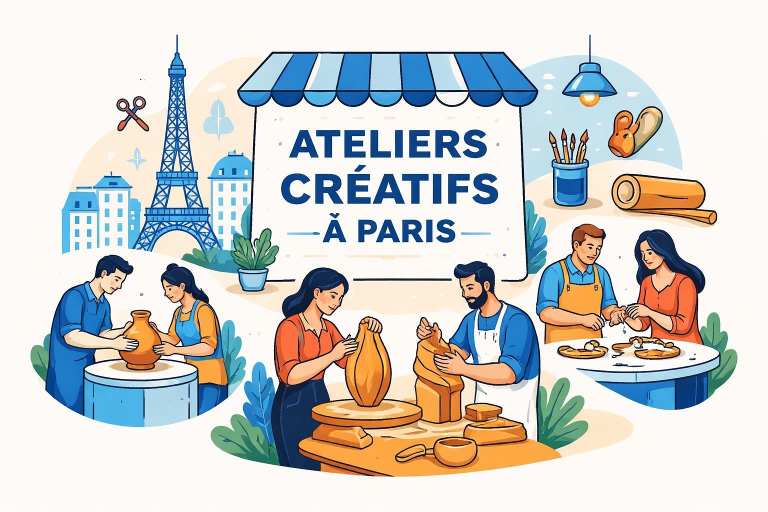 Ateliers créatifs Paris : Guide des meilleurs lieux 2026