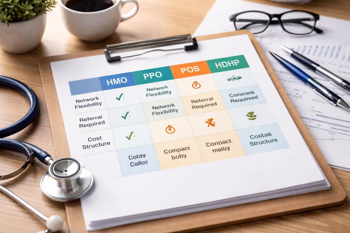 Health Plans Guide: Understanding Your Coverage Options 1 Health plan types comparison
