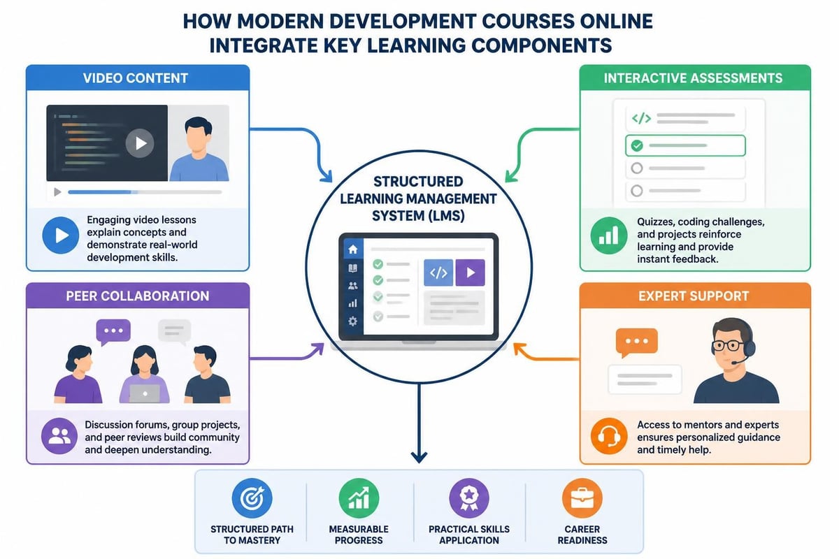 Online learning platform structure