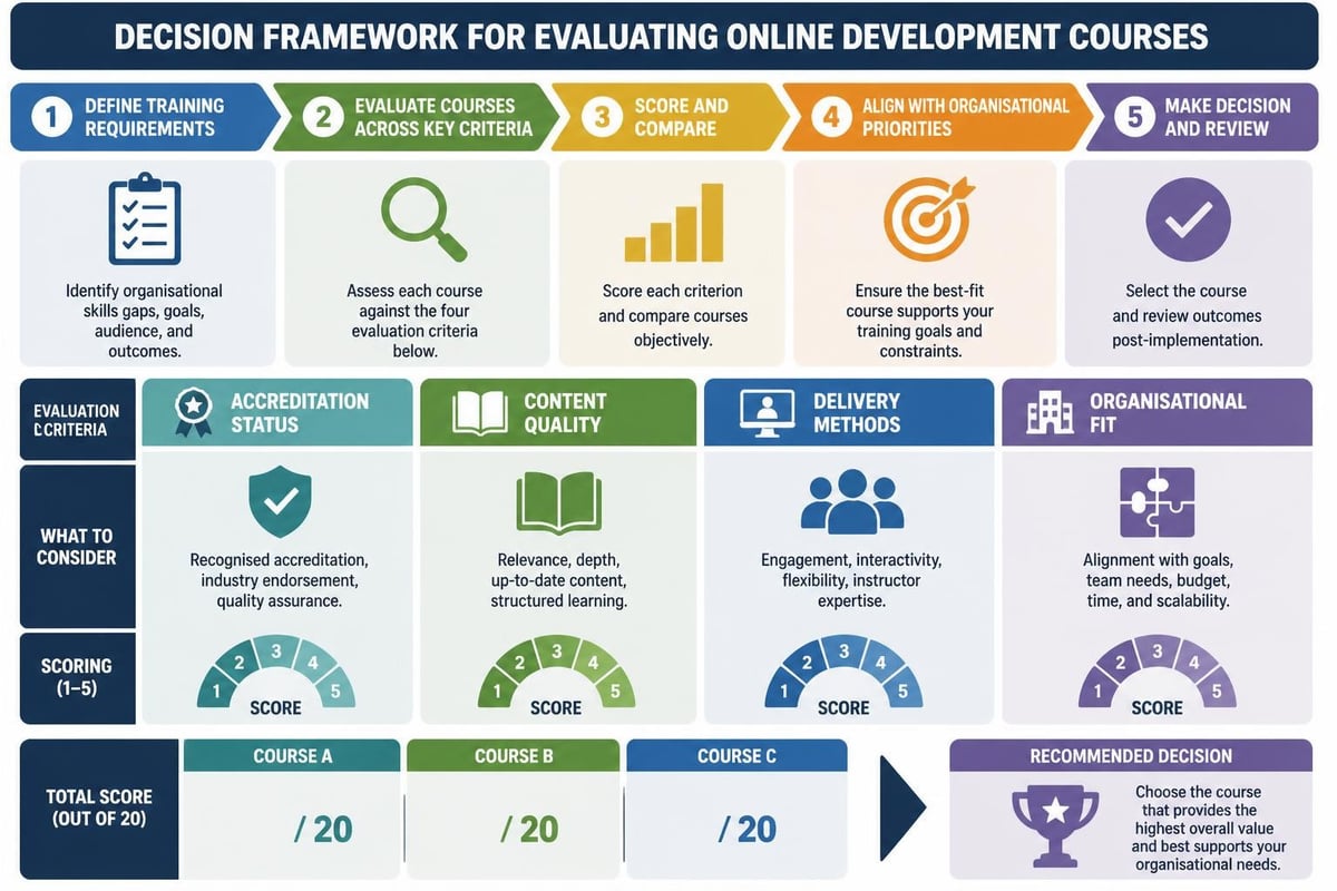 Training programme selection process