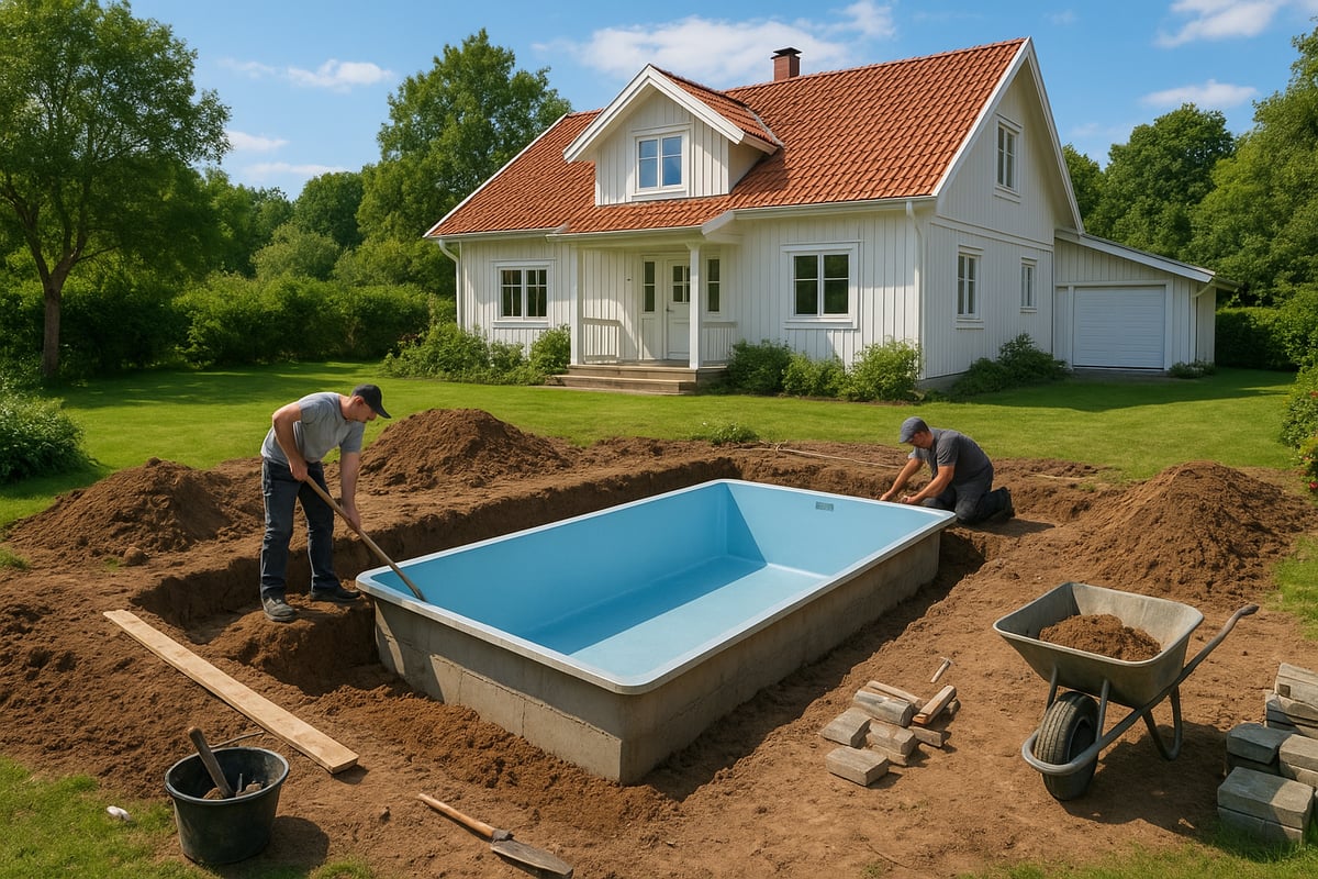 Steg-för-steg: Så installerar du en 6 meter pool