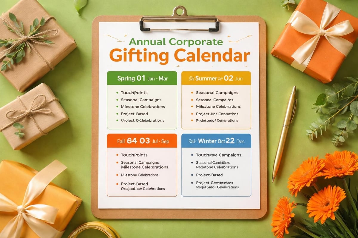 Client gifting programme timeline
