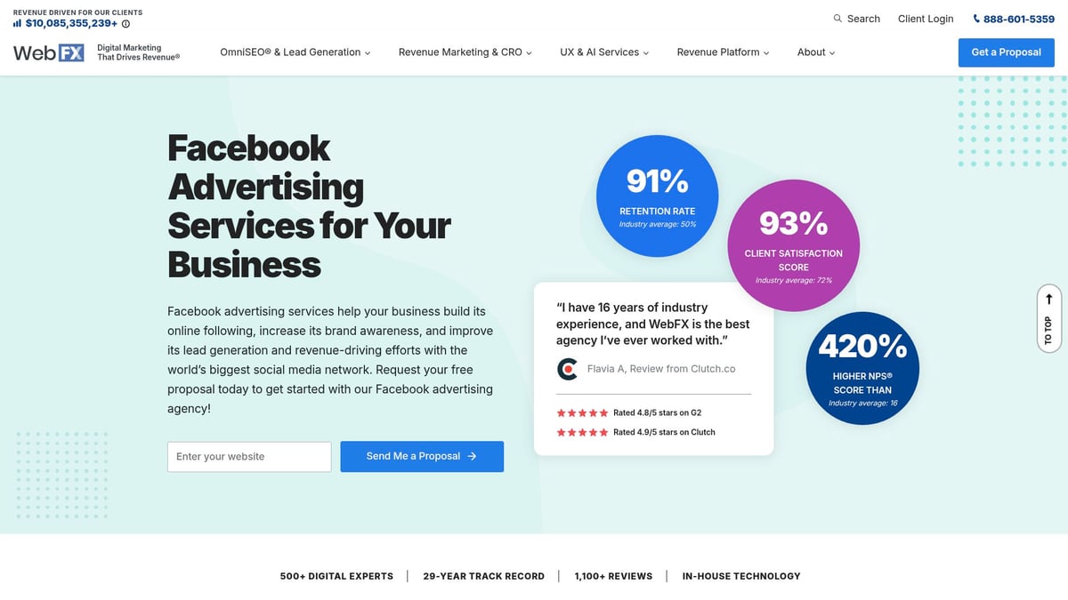 7 Essential Facebook Advertising Packages for 2025 Success - WebFX Facebook Advertising Services