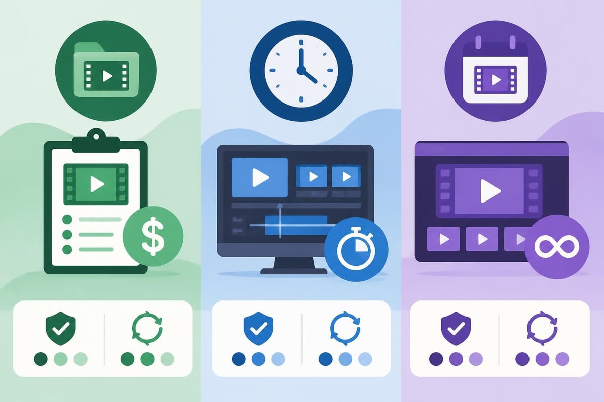 Video editing pricing comparison