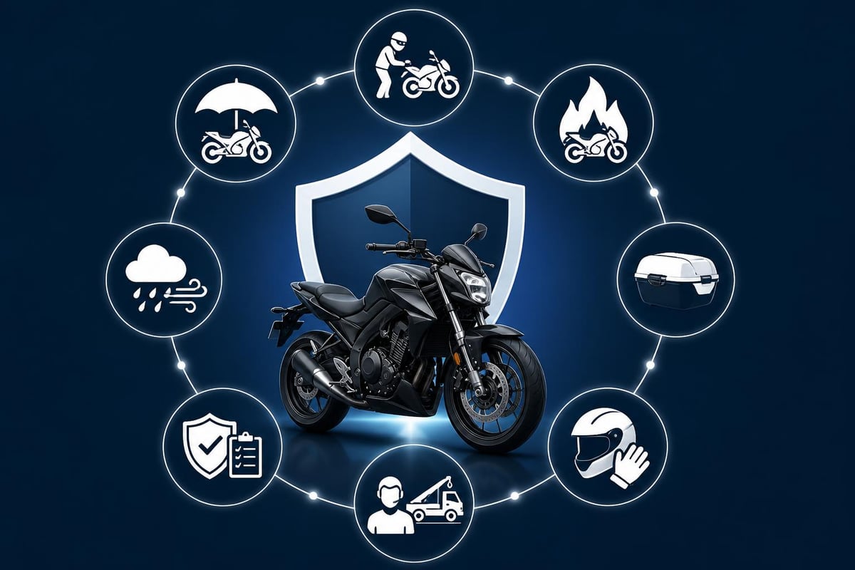 Coberturas adicionales seguro moto