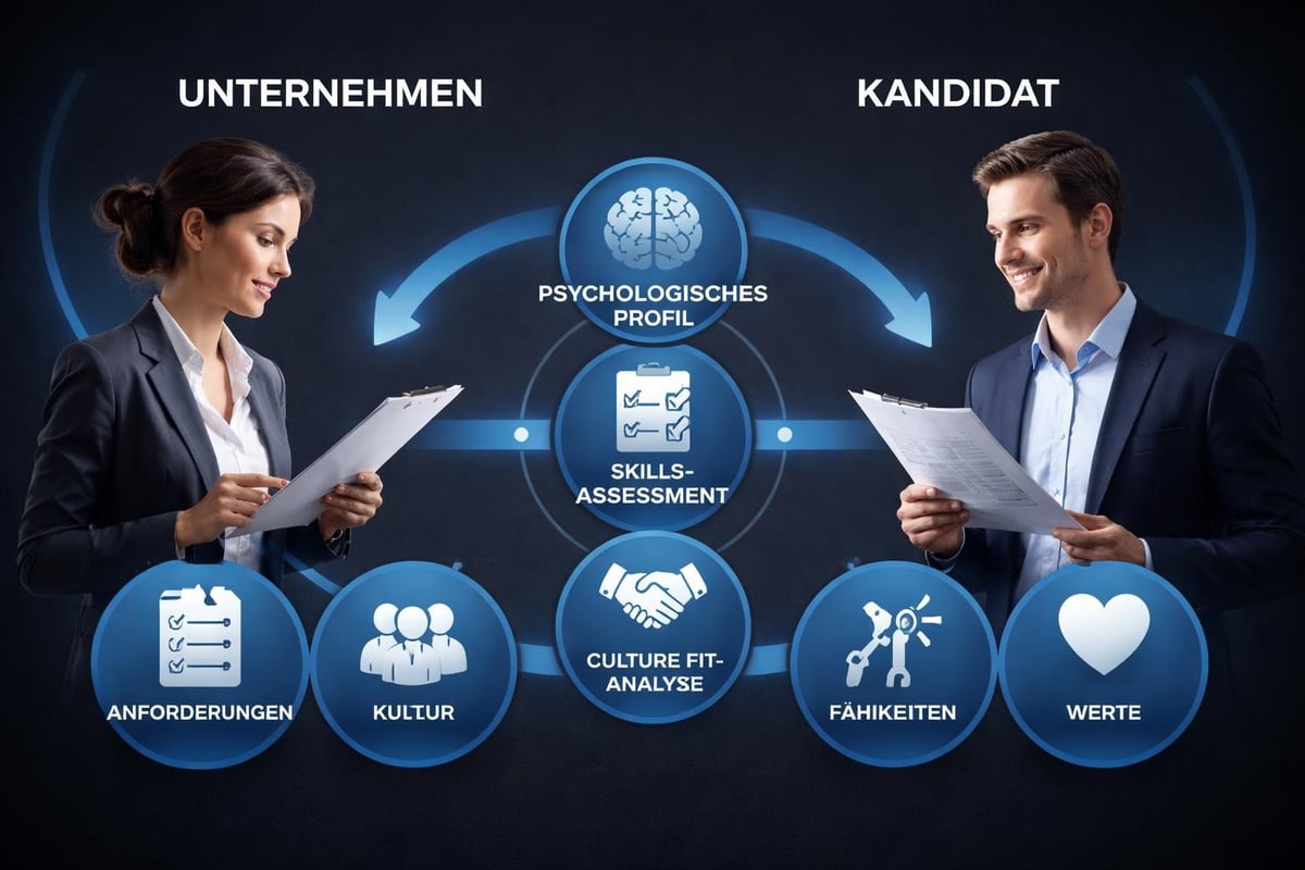 Matching-Prozess zwischen Betrieb und Kandidaten