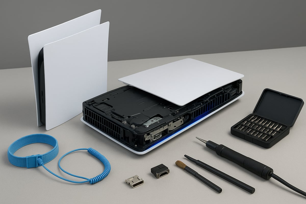 Tools, Parts, and Safety Precautions for HDMI Port Replacement