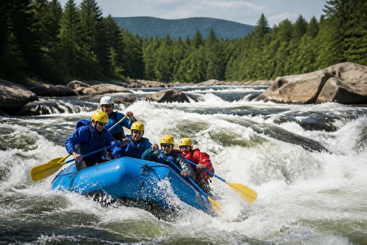 Whitewater rafting experience