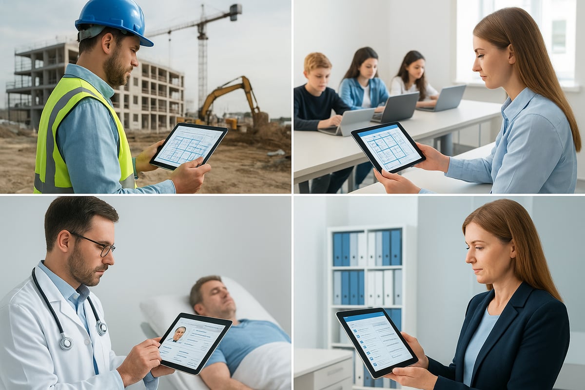 Cloud in deutschen Schlüsselbranchen: Bau, Bildung, Gesundheit & mehr