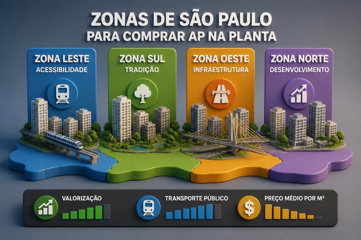 Mapa de regiões estratégicas