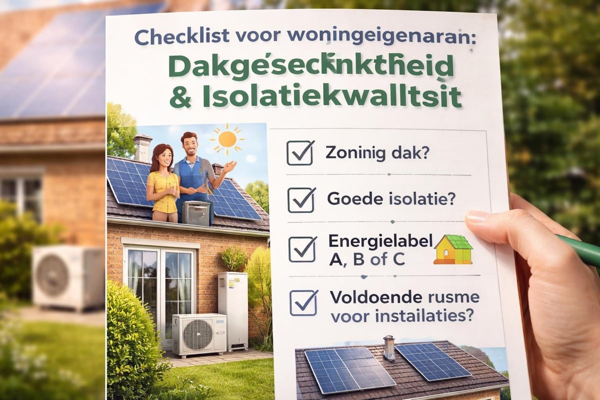 Woninggeschiktheid duurzame installaties