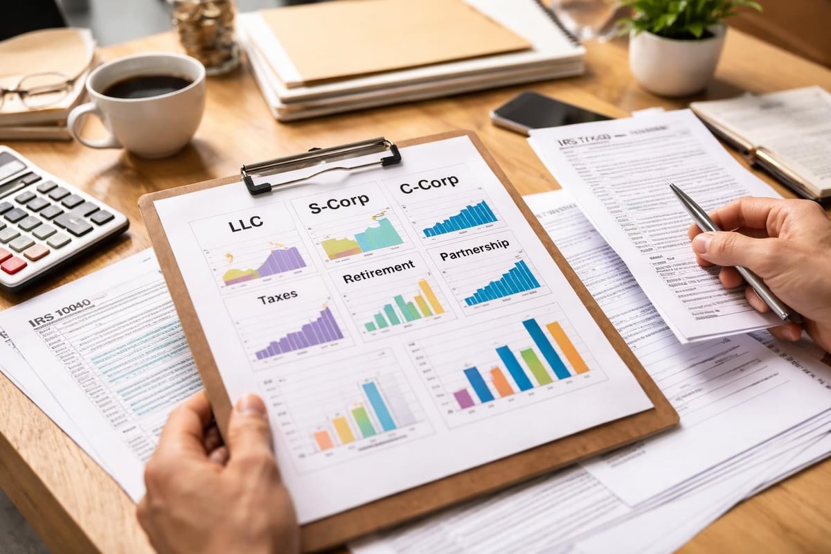 Business entity selection and tax implications