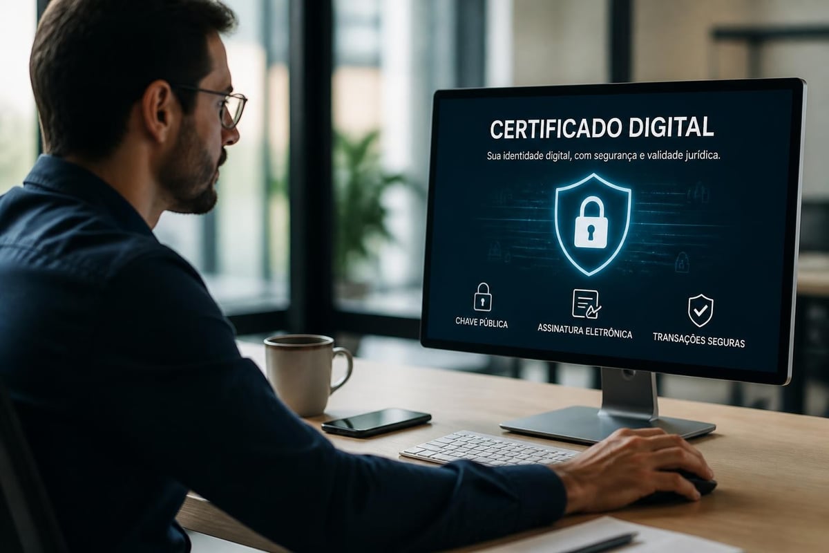 Processo de autenticação com certificado digital