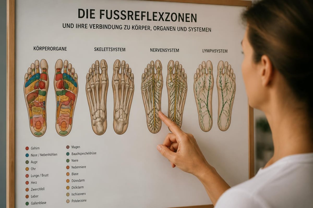Reflexzonen Körpersysteme