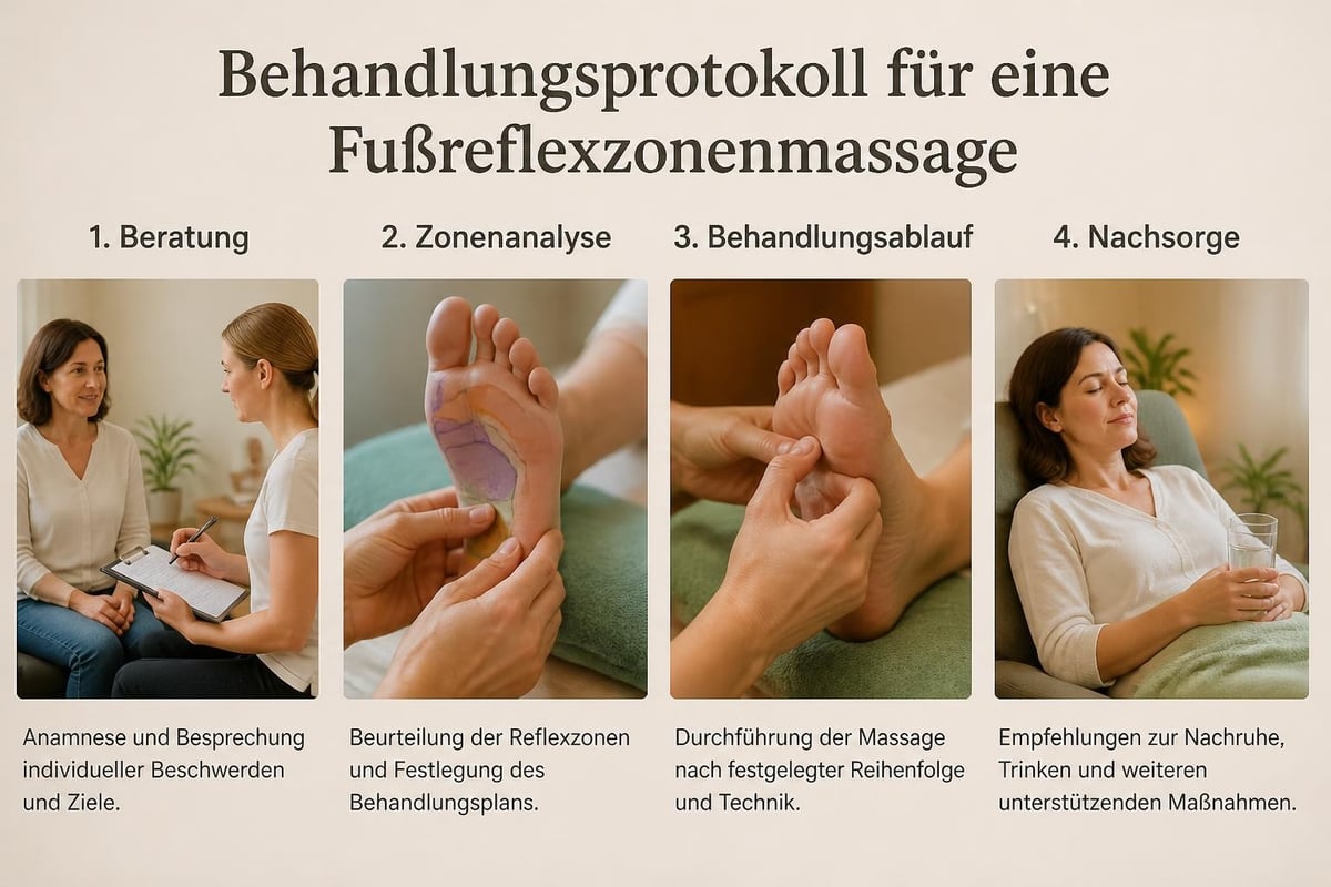 Behandlungsablauf Fußreflexzonenmassage