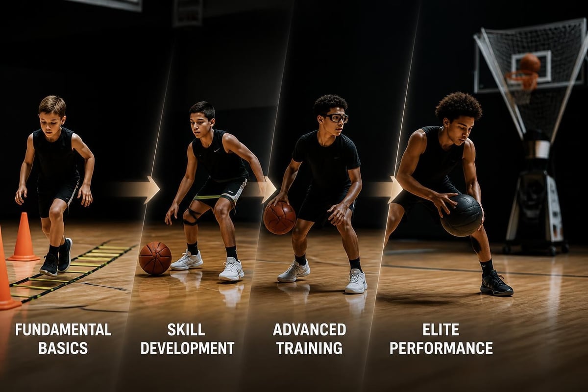 Basketball training progression